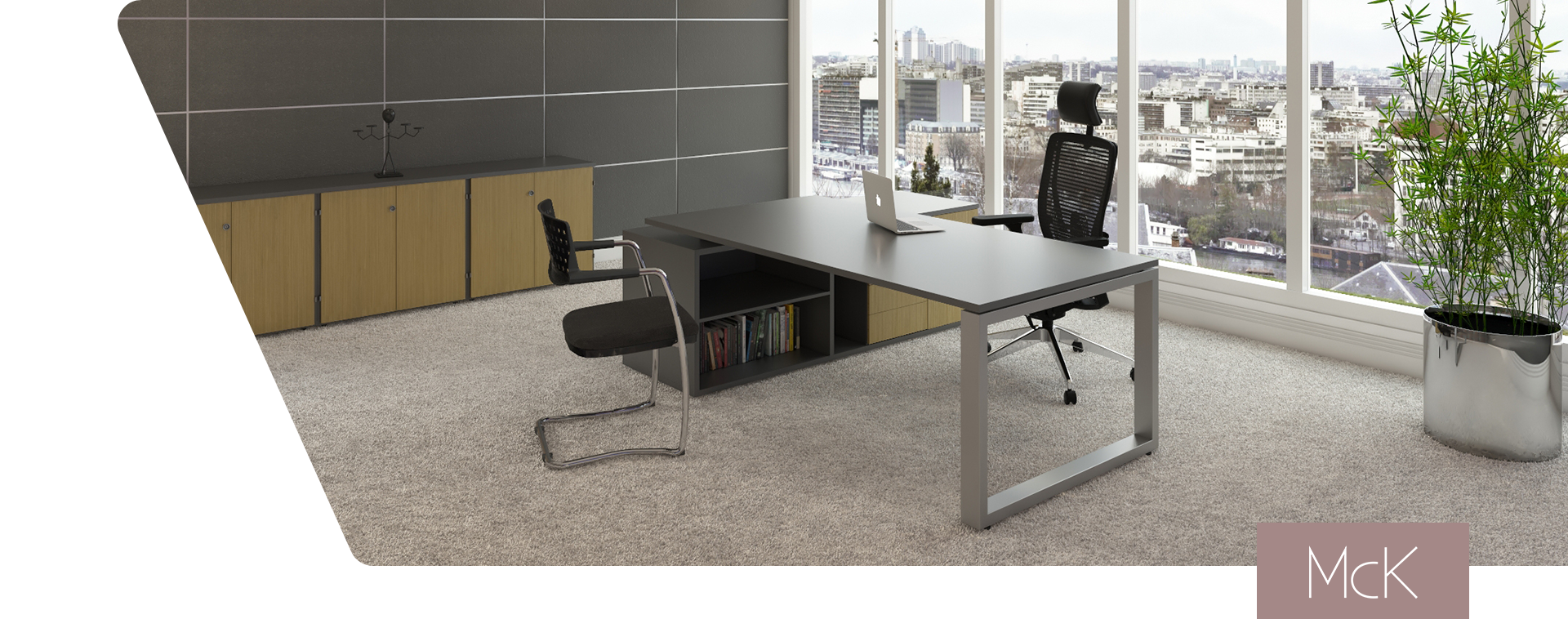 Mobiliário Diretoria One Tubular 