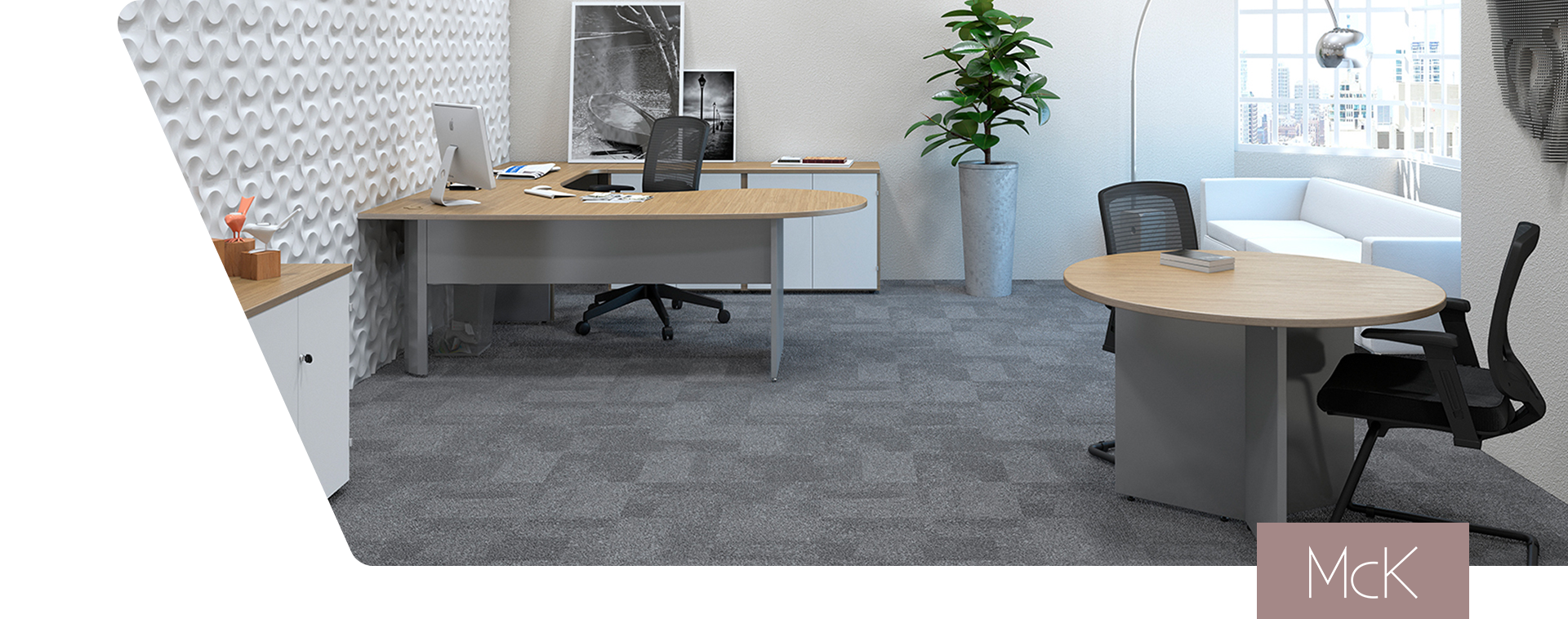 Mobiliário Gerência Origami Painel 